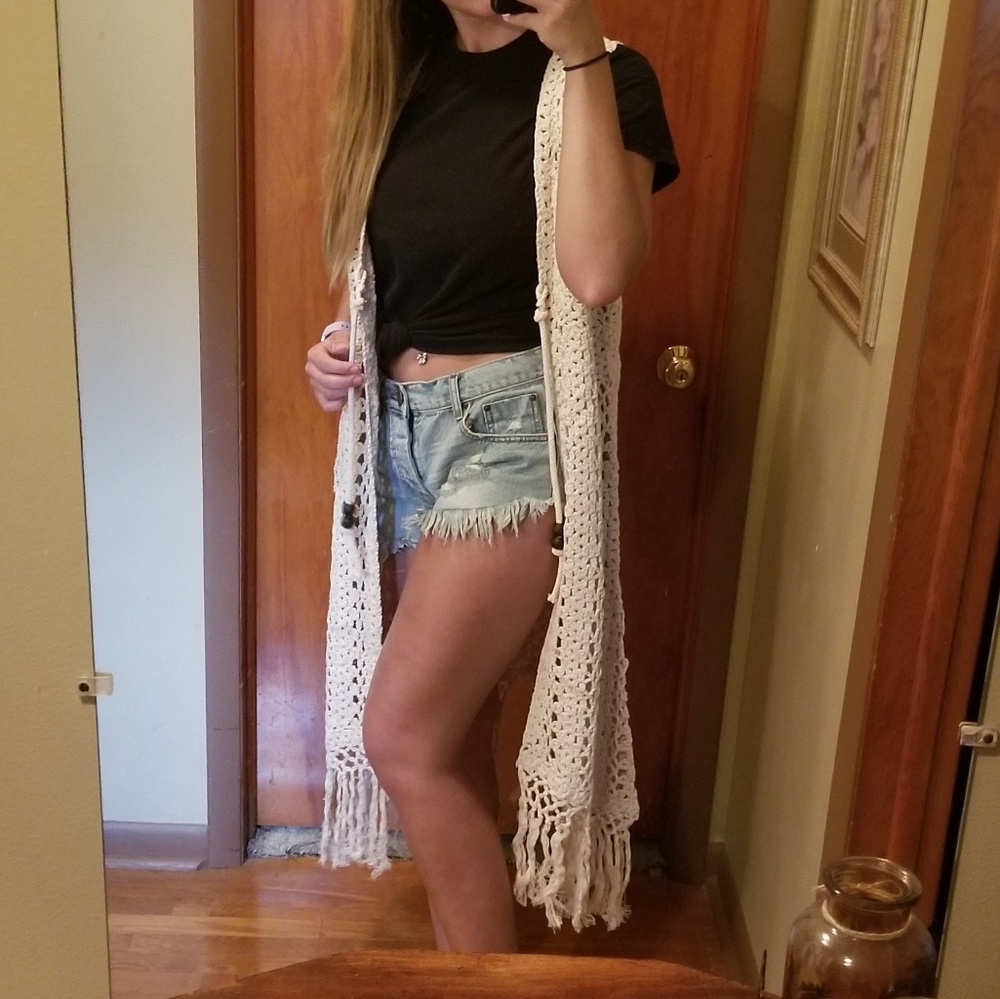 M/L Free People Suncatcher Kimono - Picture 7 of 8